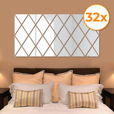 Spiegel Wandaufkleber (32 Stück) | WALLGEM