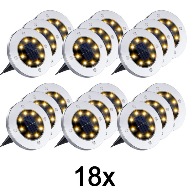 6x Solar-Bodenleuchten für den Außenbereich (3 Stück) | LUMIGARD